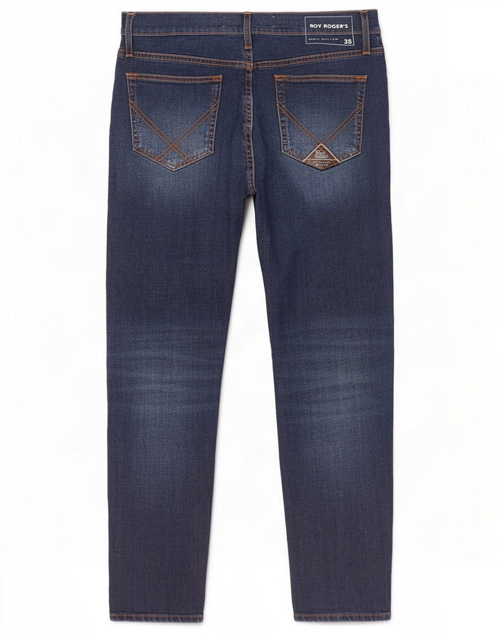 Roy Rogers Ανδρικό Slim Jeans W35 L30 Blue Cotton