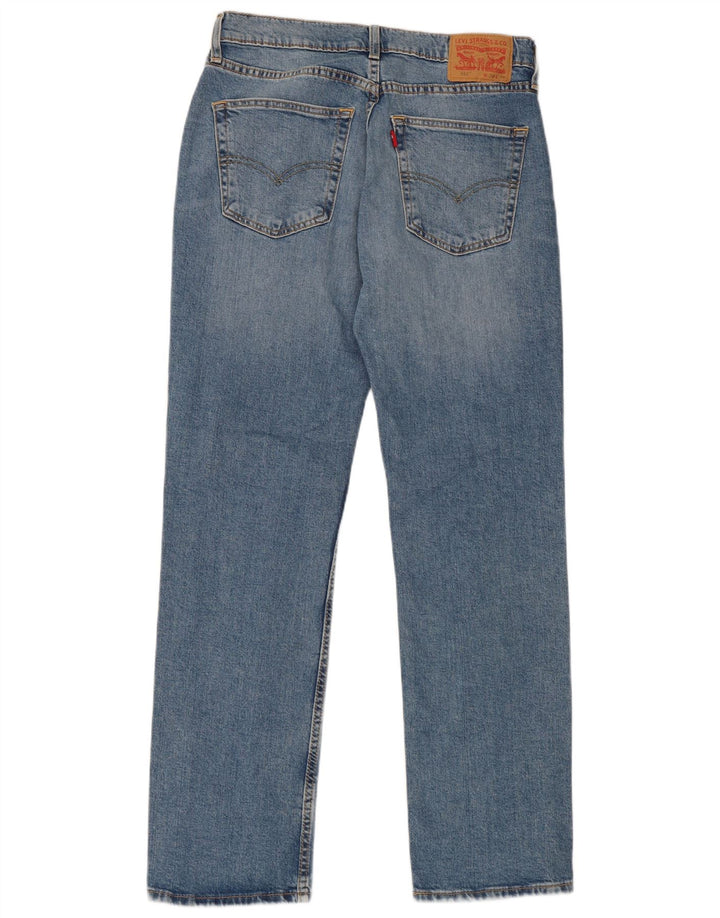 Levi's Mens 514 Straight Jeans W32 L32 Blue Cotton