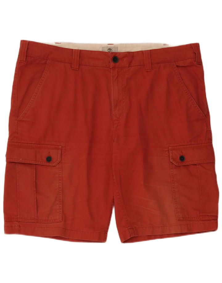 Ανδρικό σορτς Cargo Timberland W40 XL κόκκινο βαμβακερό