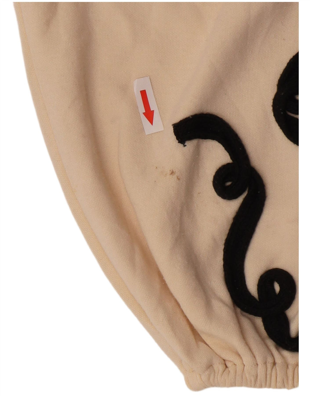 Zara Γυναικεία φούτερ Crop Oversized Jumper UK 10 Small Beige