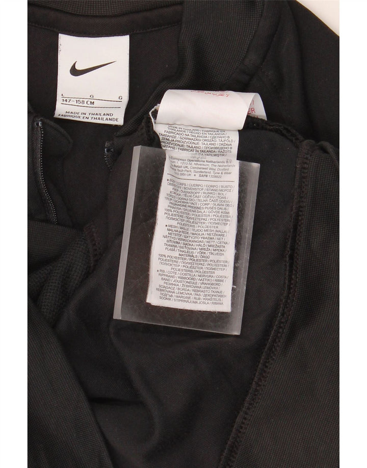 NIKE Boys Barcelona Tracksuit Top Jacket 12-13 Years Large  Black