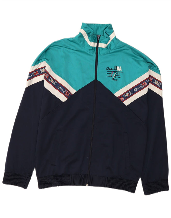 Brugi Ανδρική φόρμα γραφικών USA Top Jacket Medium Navy Blue Colourblock