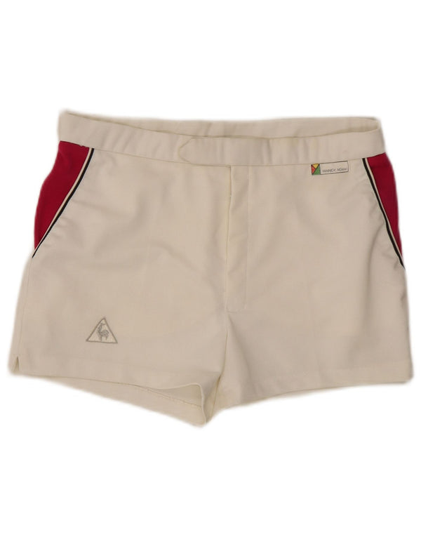 Γυναικείο σορτς Chino LE COQ SPORTIF IT 48 XL W32 Λευκό Colourblock
