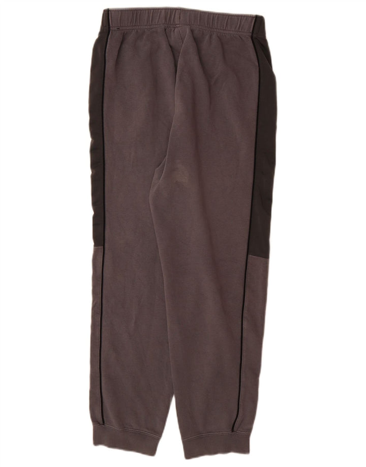 NIKE Boys Tracksuit Trousers Joggers 13-14 Years XL Grey Colourblock