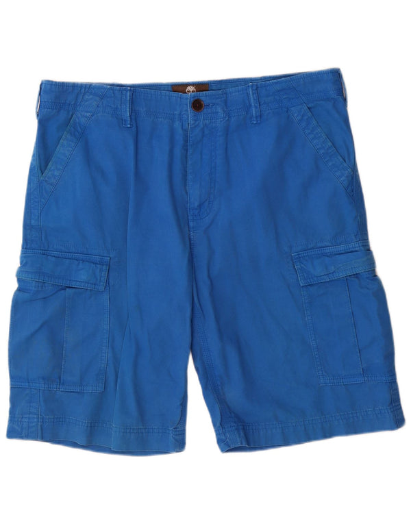 Timberland Mens Cargo Shorts W36 Large  Blue