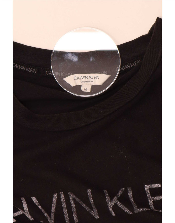 Ανδρικό γραφικό T-Shirt Calvin Klein Top Medium Μαύρο