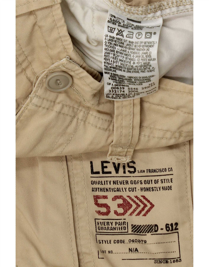 Ανδρικό σορτς Levi's Cargo W29 Μικρό μπεζ βαμβακερό