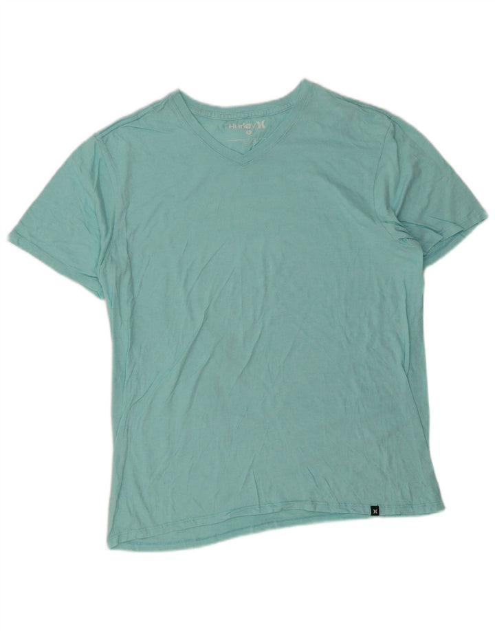 Ανδρικό T-Shirt Hurley Top Large Turquoise Polyester