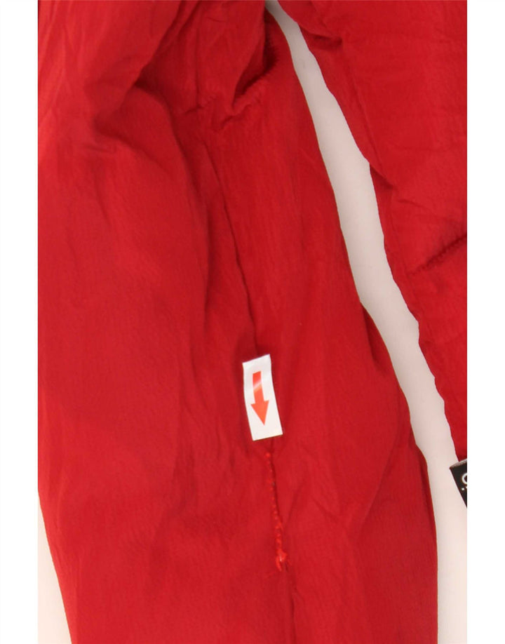KHUJO Γυναικείο μπουφάν με επένδυση UK 6 XS Red Colourblock Πολυεστέρας