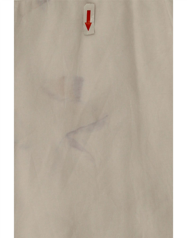 Zara Γυναικείο πουκάμισο Oversized UK 14 Μεσαίο λευκό βαμβακερό