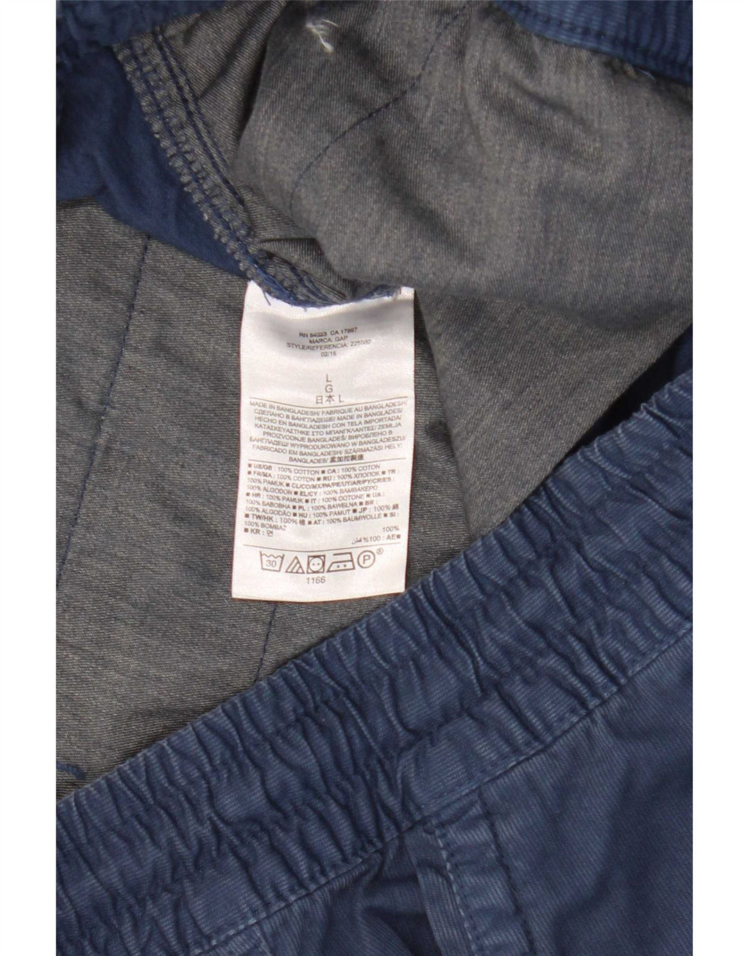 Ανδρικό σορτς Chino Gap μεγάλο W36 Navy Blue από βαμβάκι