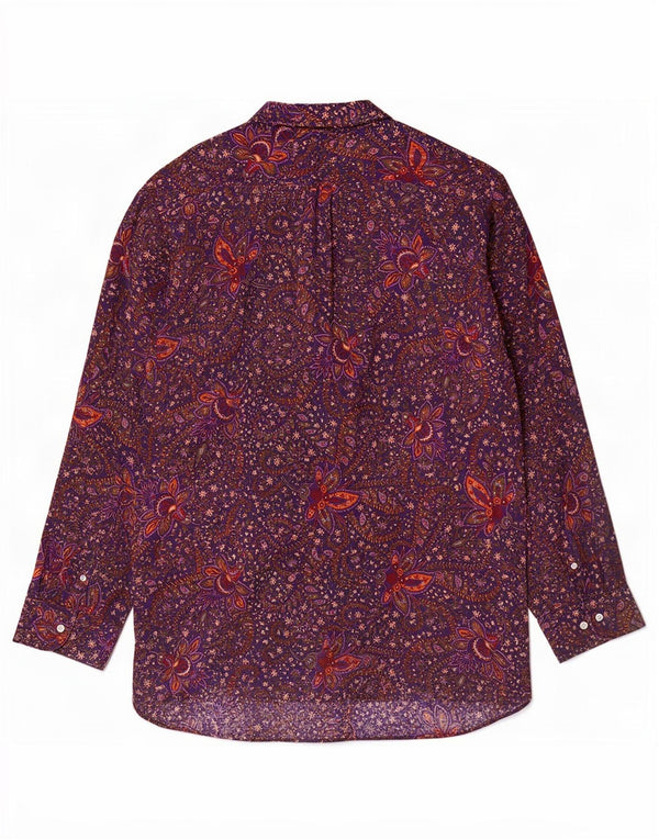 Chaps Γυναικείο Πουκάμισο UK 20 2XL Μωβ Paisley Βαμβακερό