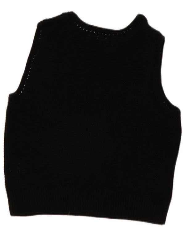 Gap Γυναικείο Γιλέκο Oversized Tank Top UK 6 XS Μαύρο βαμβακερό