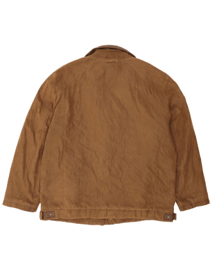 Ανδρικό Suede Jacket Douglas UK 46 3XL Beige Leather