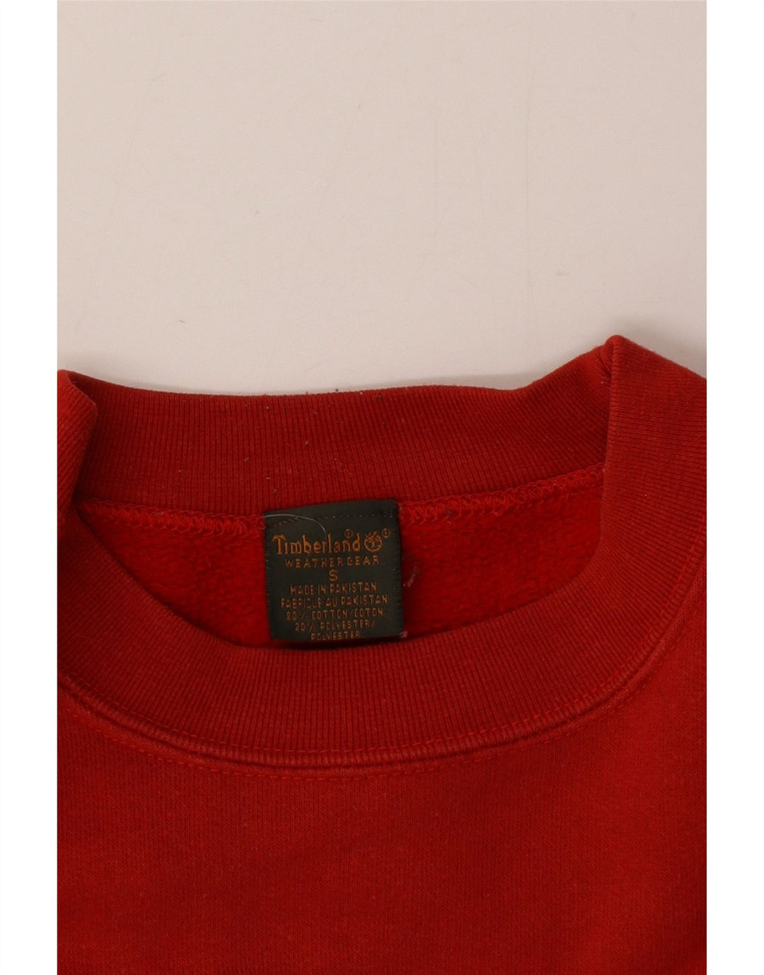 Ανδρικό γραφικό φούτερ Timberland Jumper Μικρό κόκκινο βαμβακερό