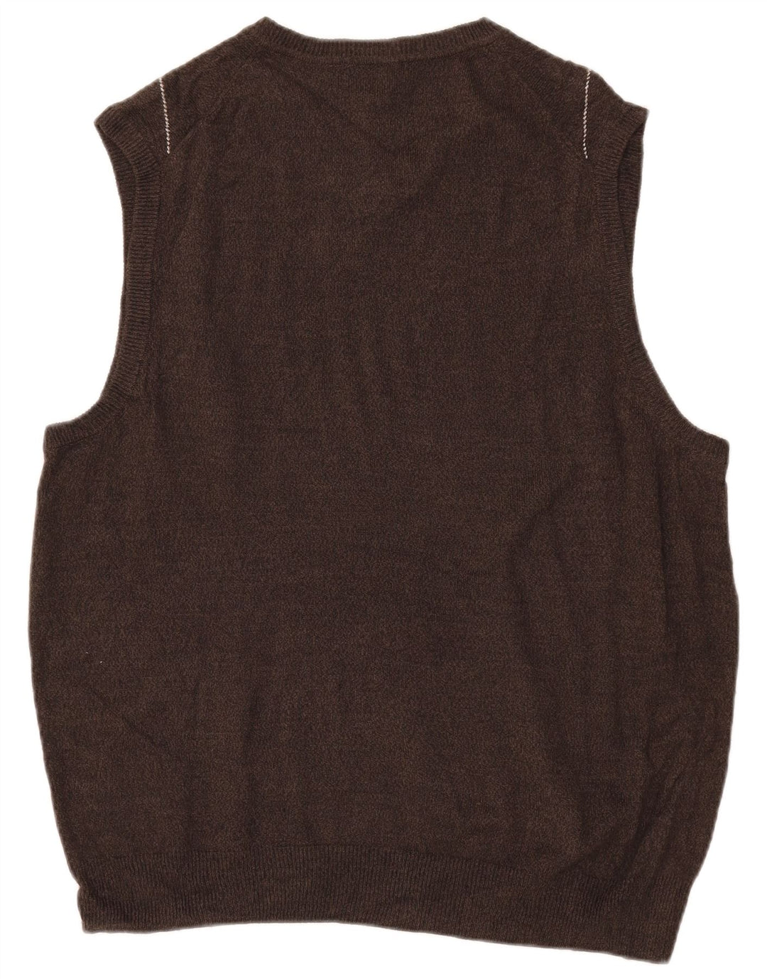 DOCKERS Ανδρικό γιλέκο Tank Top Large Brown Argyle/Diamond Acrylic