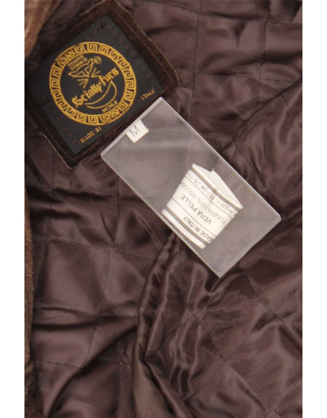 Vintage Γυναικείο Suede Jacket UK 14 Medium Brown Δερμάτινο