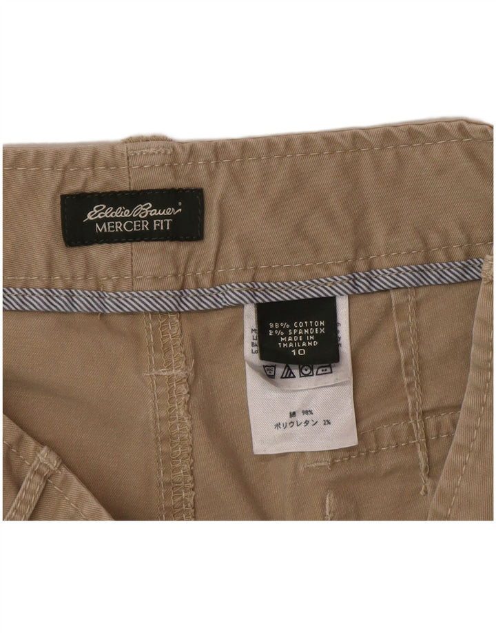 Eddie Bauer Γυναικείο Σορτς Cargo Mercer Fit US 10 Μεγάλο W32 Μπεζ βαμβακερό