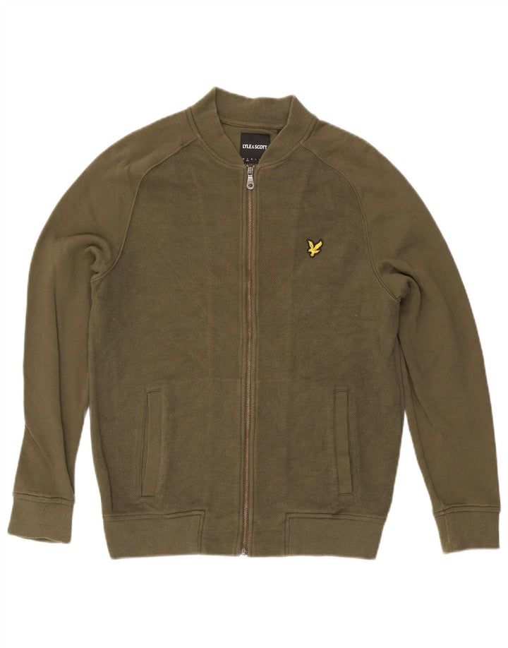 Ανδρική φόρμα Lyle & Scott Top Jacket Μικρό Χακί Βαμβακερό