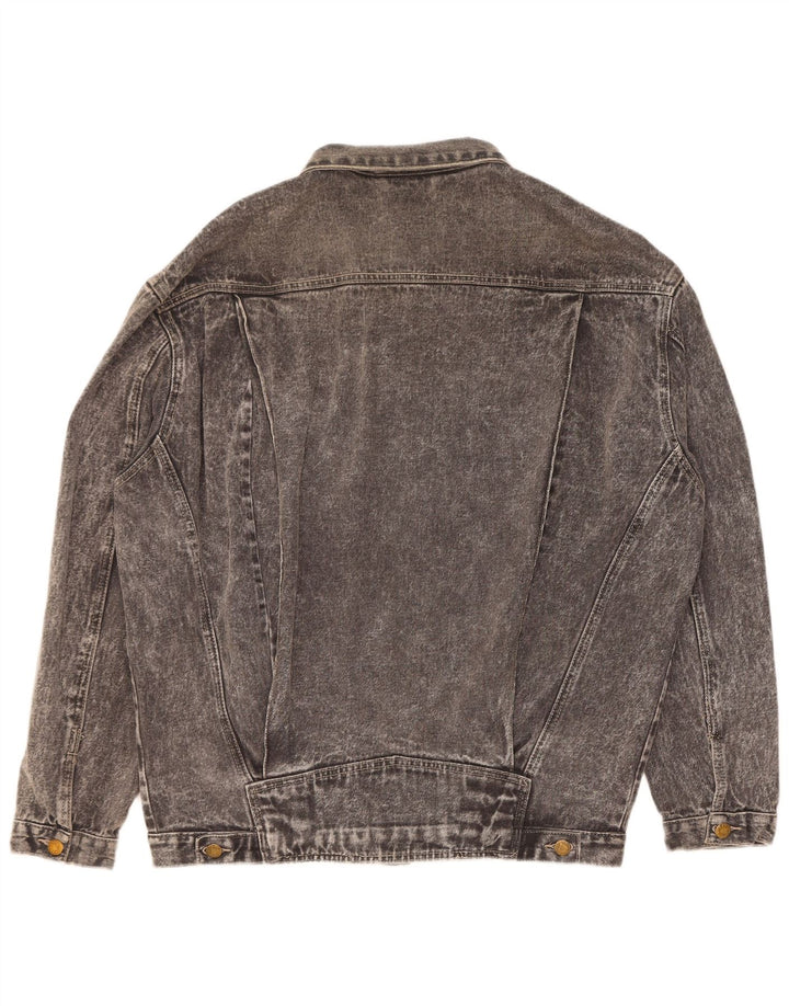 Vintage Ανδρικό Τζιν Μπουφάν UK 42 XL Γκρι βαμβακερό