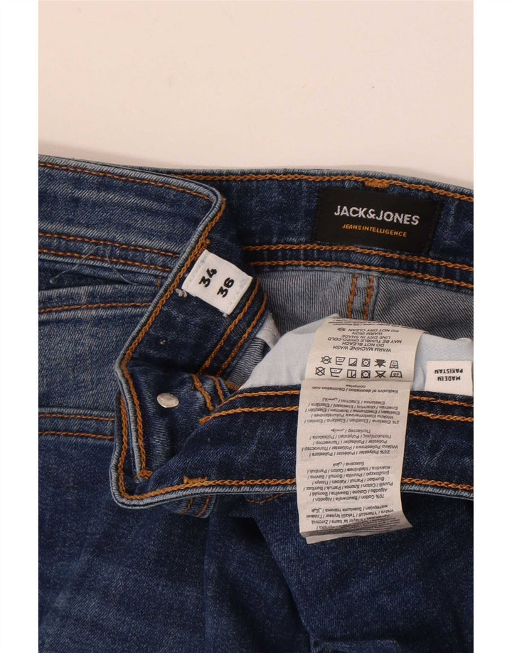 Jack & Jones Ανδρικό Slim Jeans W34 L36 Blue Cotton