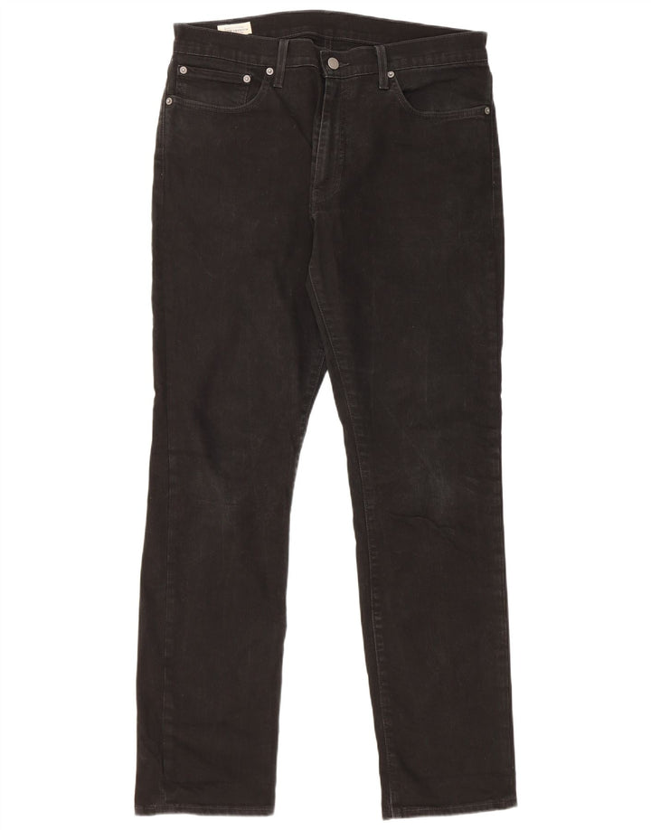 Levi's Mens 511 Slim Jeans W34 L32 Μαύρο βαμβακερό