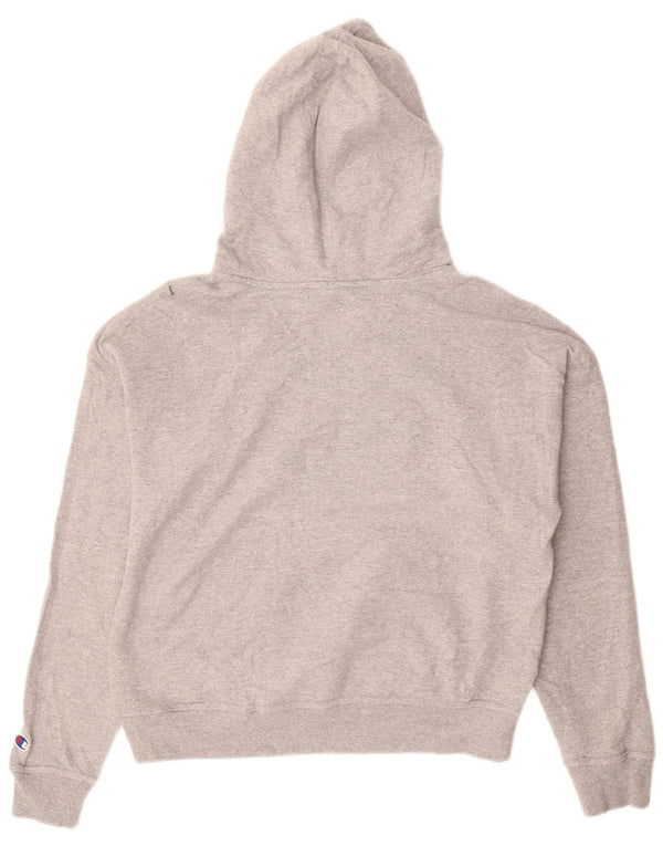 CHAMPION Γυναικείο Hoodie Jumper UK 10 Small Grey