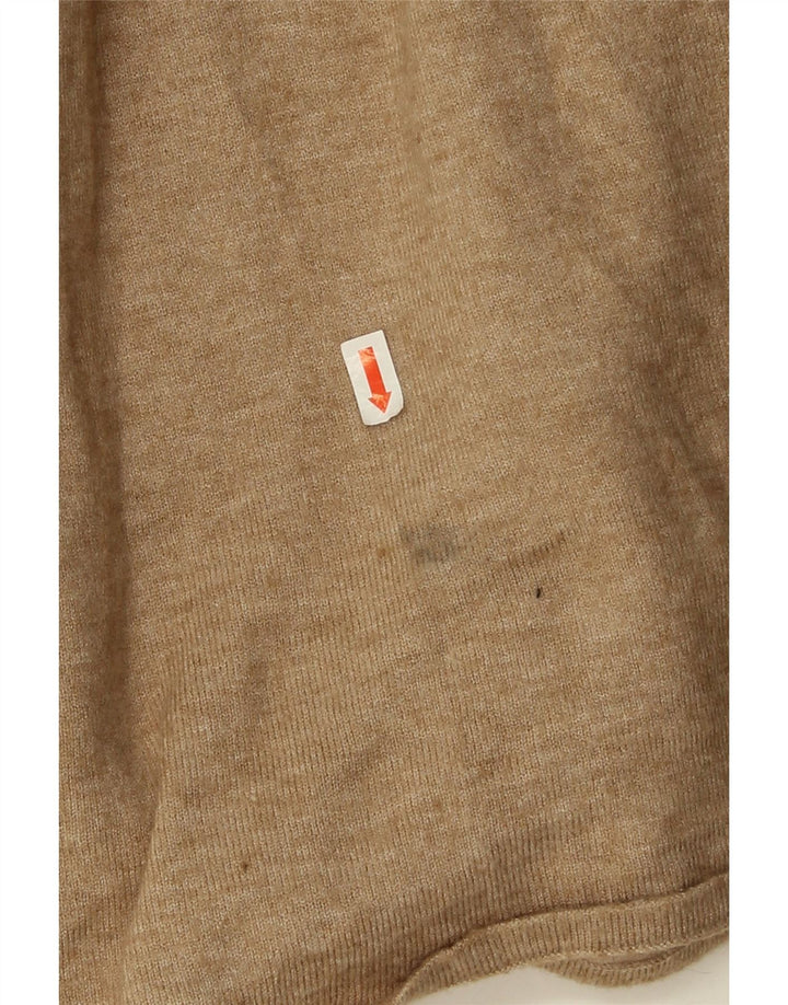 Zara Γυναικεία Ζακέτα Longline UK 14 Medium Beige