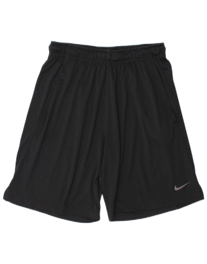 Ανδρικό αθλητικό σορτς Nike Dri Fit από μεσαίο μαύρο πολυεστέρα