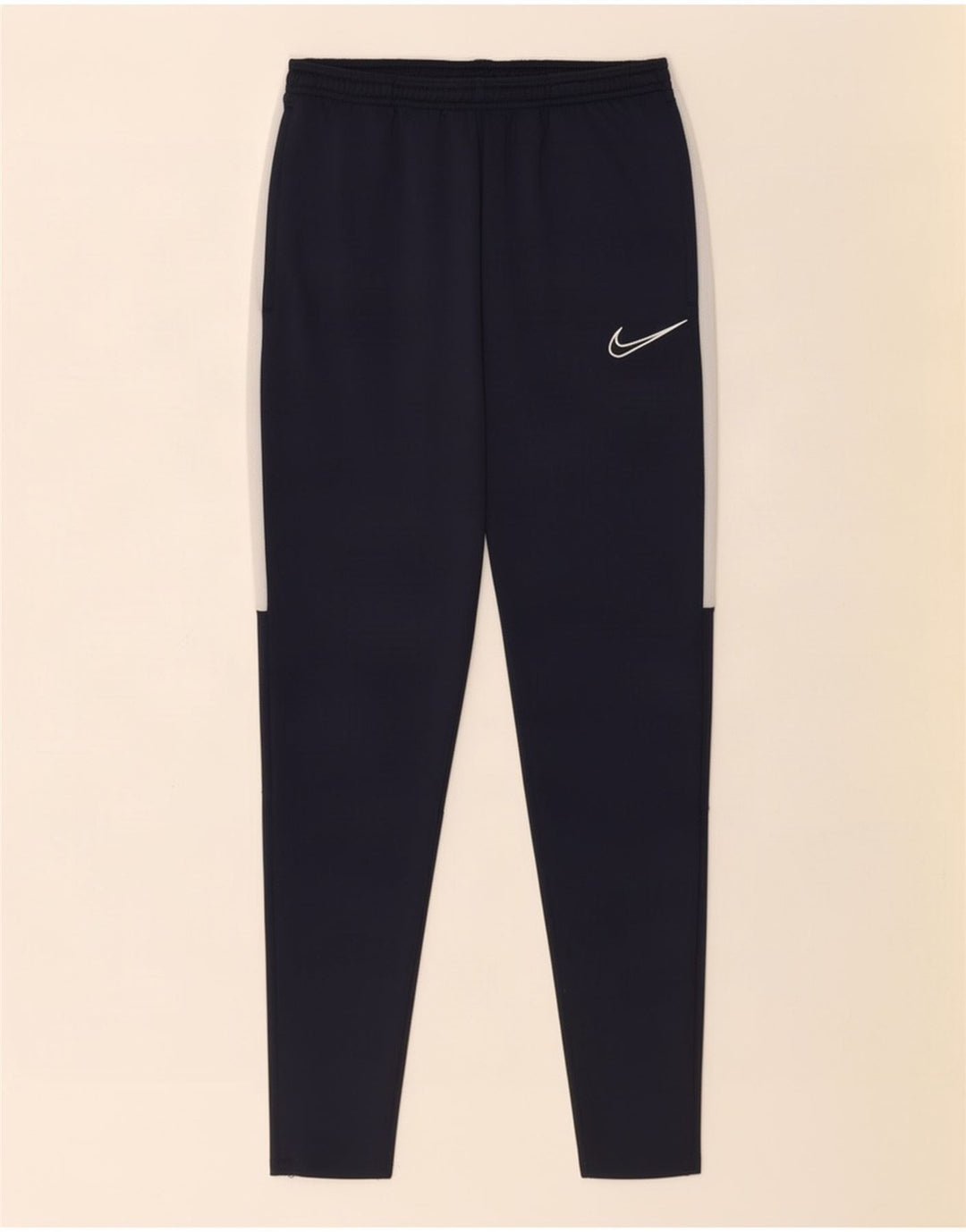 Ανδρικό παντελόνι αθλητικής φόρμας Nike Dri Fit Μικρό μπλε Navy Colorblock Πολυεστέρας