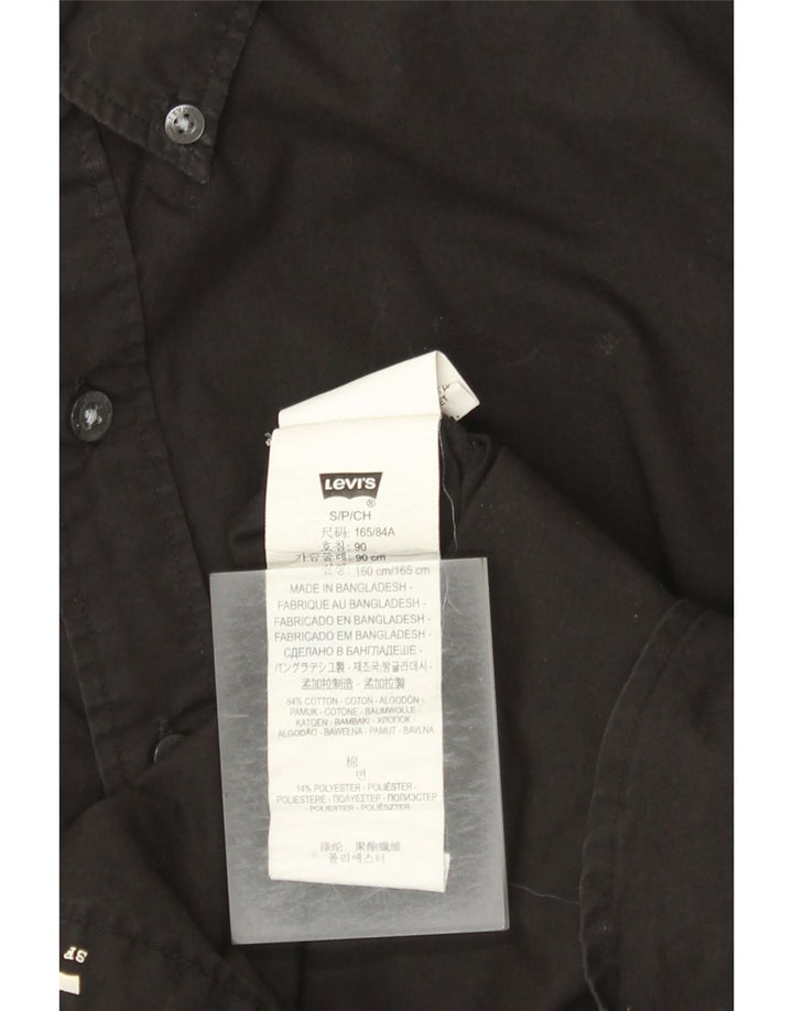 Ανδρικό πουκάμισο Levi's Μικρό μαύρο βαμβακερό