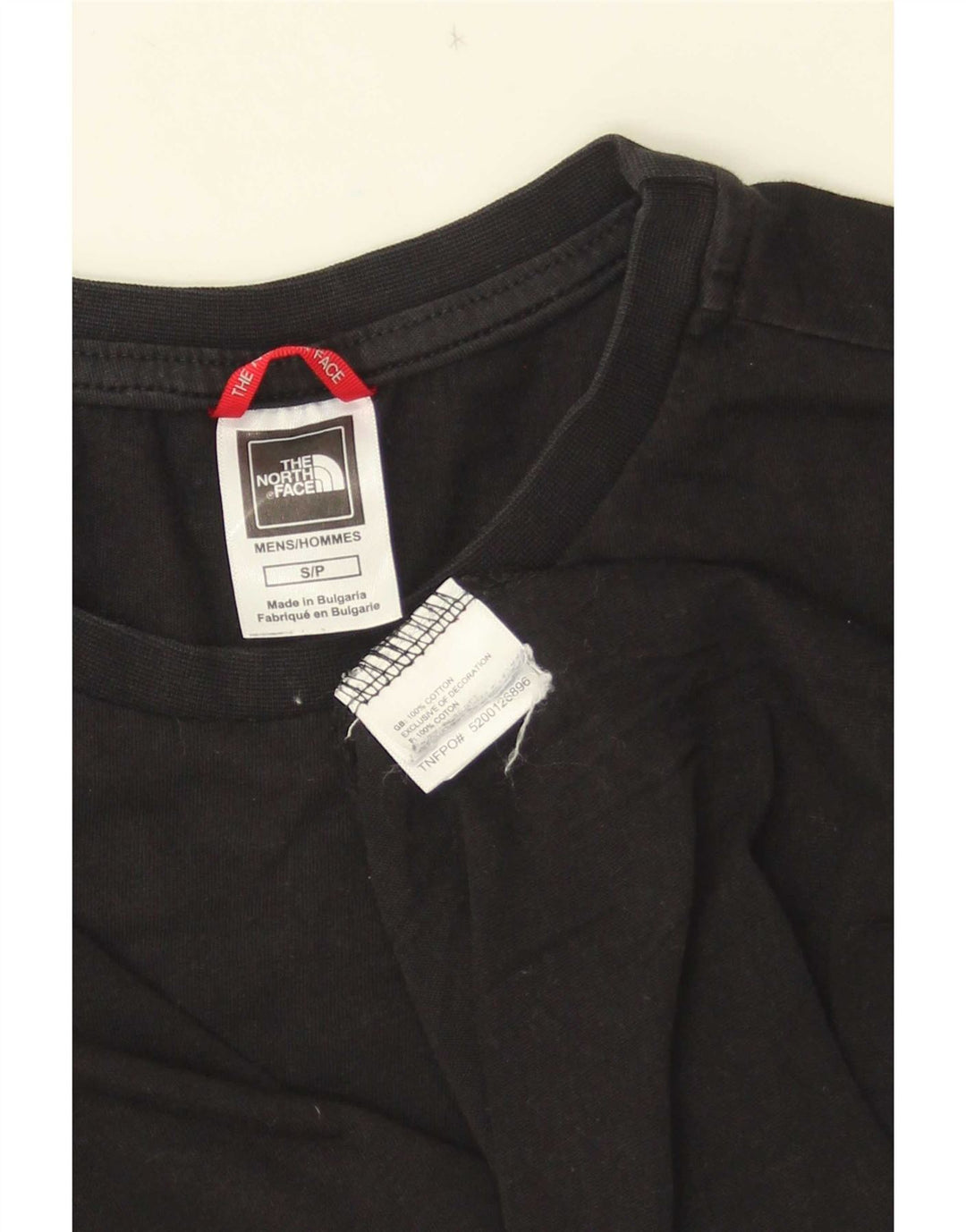 Ανδρικό T-Shirt North Face Top Small μαύρο βαμβακερό