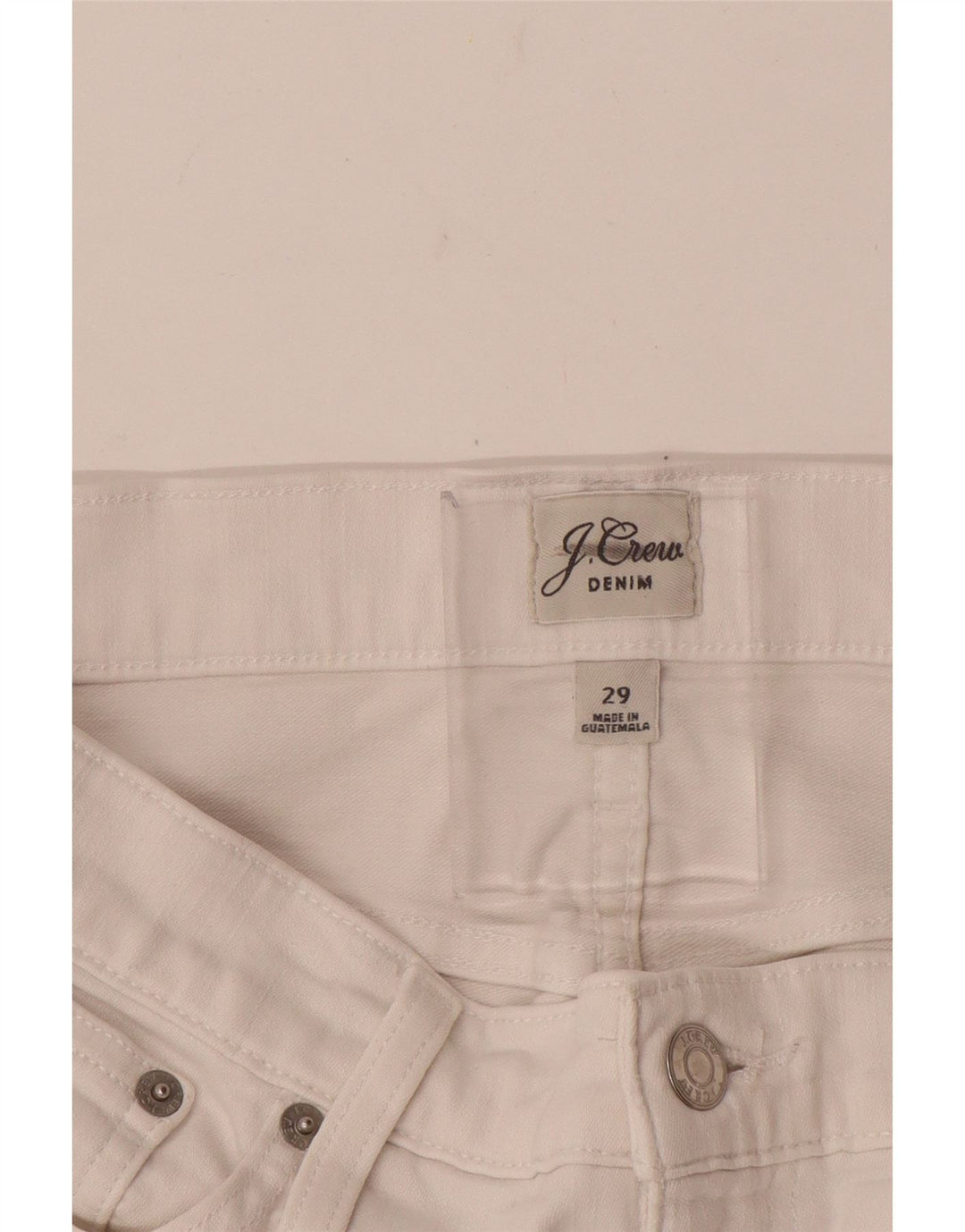 J. Crew Γυναικείο ίσιο casual παντελόνι W29 L28 Λευκό