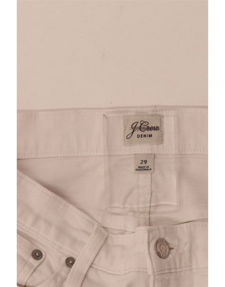 J. Crew Γυναικείο ίσιο casual παντελόνι W29 L28 Λευκό