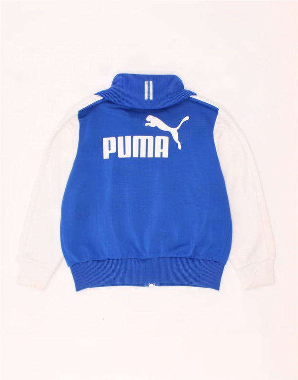 Puma Boys Graphic αθλητική φόρμα Top μπουφάν 3-4 ετών Μπλε χρώματος πολυεστέρας