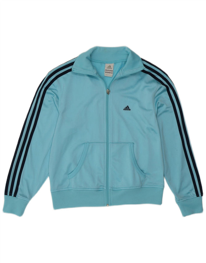 Γυναικεία αθλητική φόρμα Adidas Top Jacket UK 12 Medium Turquoise Polyester