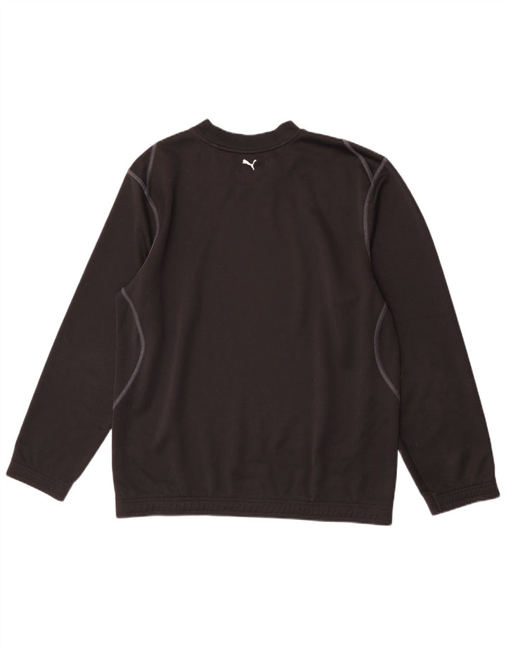 Ανδρικό γραφικό φούτερ Puma Jumper Μεσαίο μαύρο πολυεστέρα