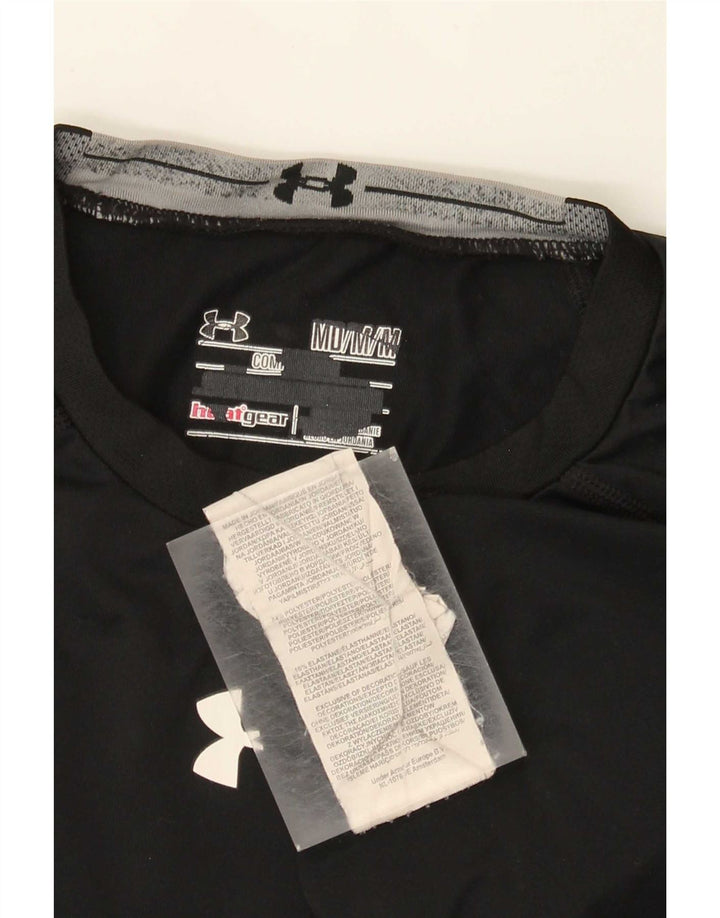 Ανδρικό μπλουζάκι Under Armour Heat Gear Top Medium Μαύρο Πολυεστέρας