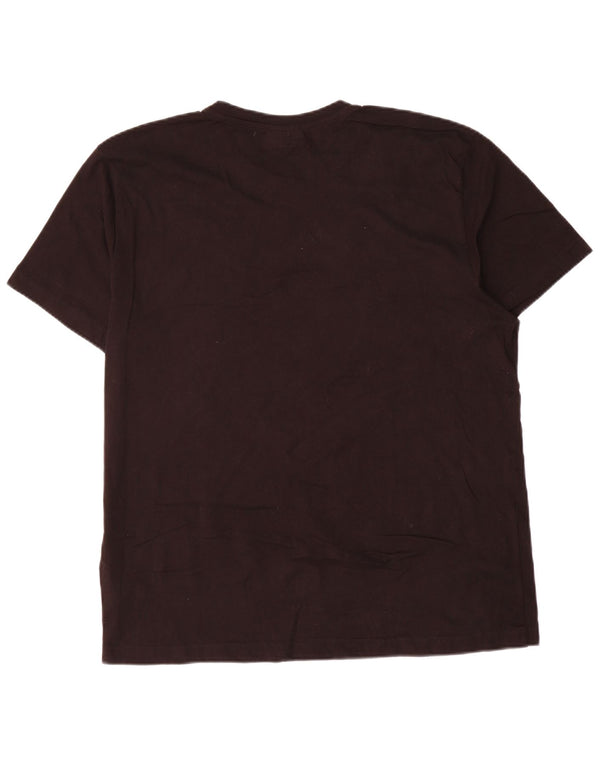 Ανδρικό κοντομάνικο T-Shirt Kappa Top 2XL Μαύρο βαμβακερό