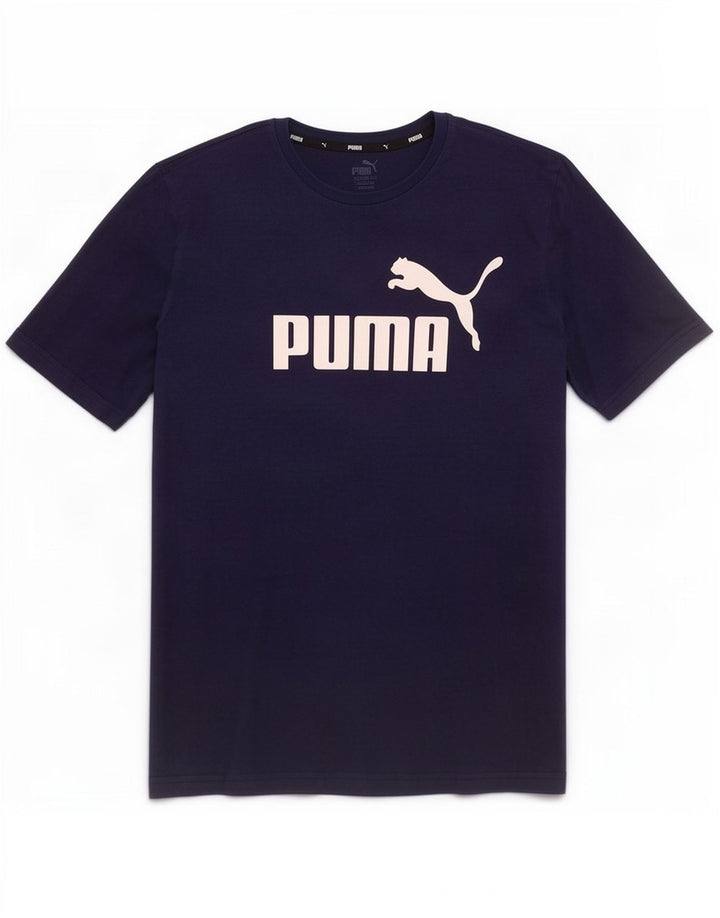 Ανδρικό γραφικό μπλουζάκι Puma Top Large Navy Blue