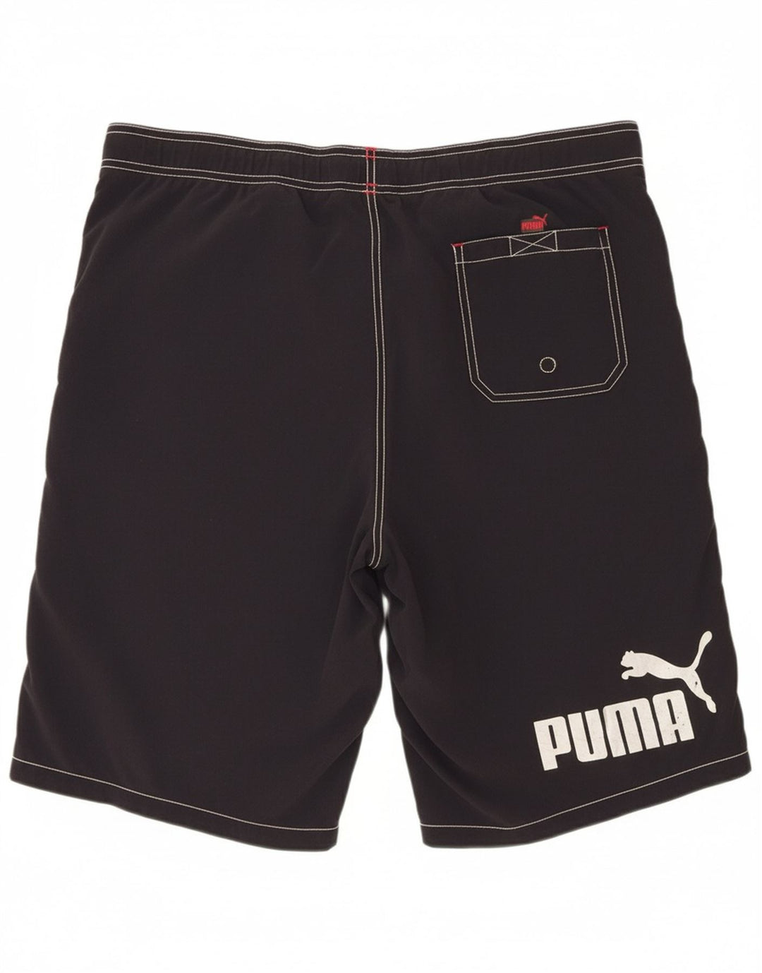 PUMA Mens Graphic Swimming Shorts XL  Black Polyamide
