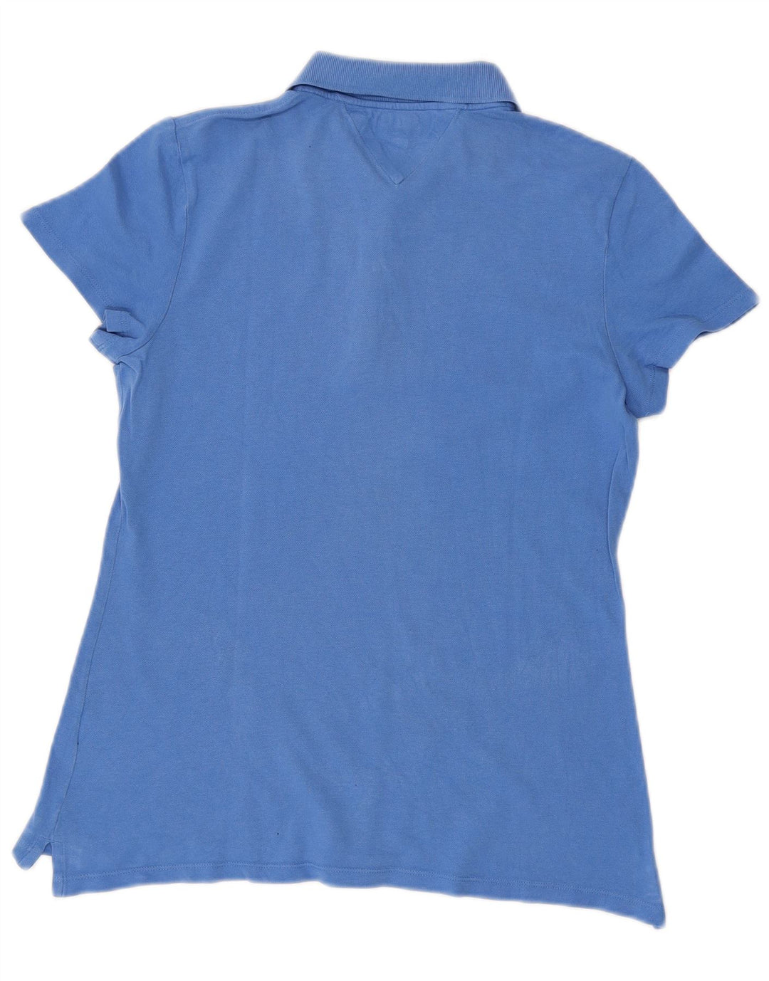 TOMMY HILFIGER Γυναικείο κλασικό μπλουζάκι πόλο UK 12 Medium Blue