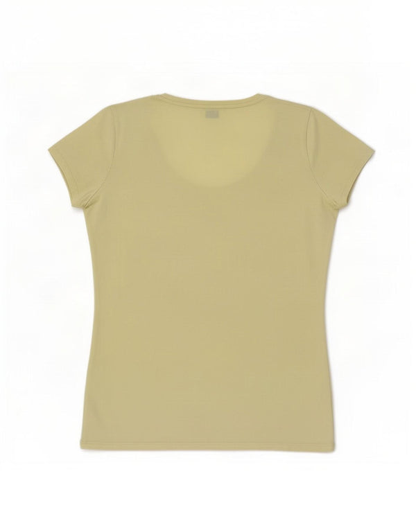 Γυναικείο γραφικό μπλουζάκι Guess Top UK 18 XL Κίτρινο