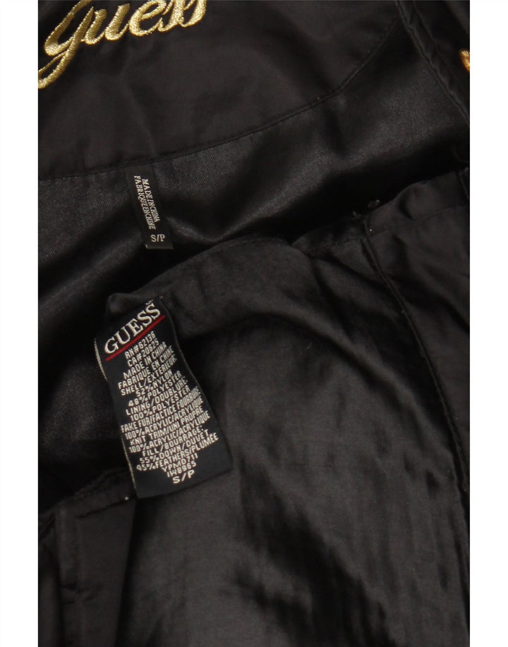 Guess Γυναικείο παλτό UK 10 Small Black Nylon