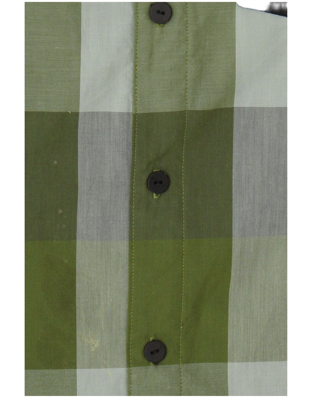 Ανδρικό πουκάμισο Adidas UK 40/42 Μεσαίο Πράσινο Check Polyester