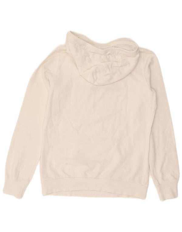 CHAMPION Womens Heritage Classics Graphic Hoodie Jumper UK 14 Medium White