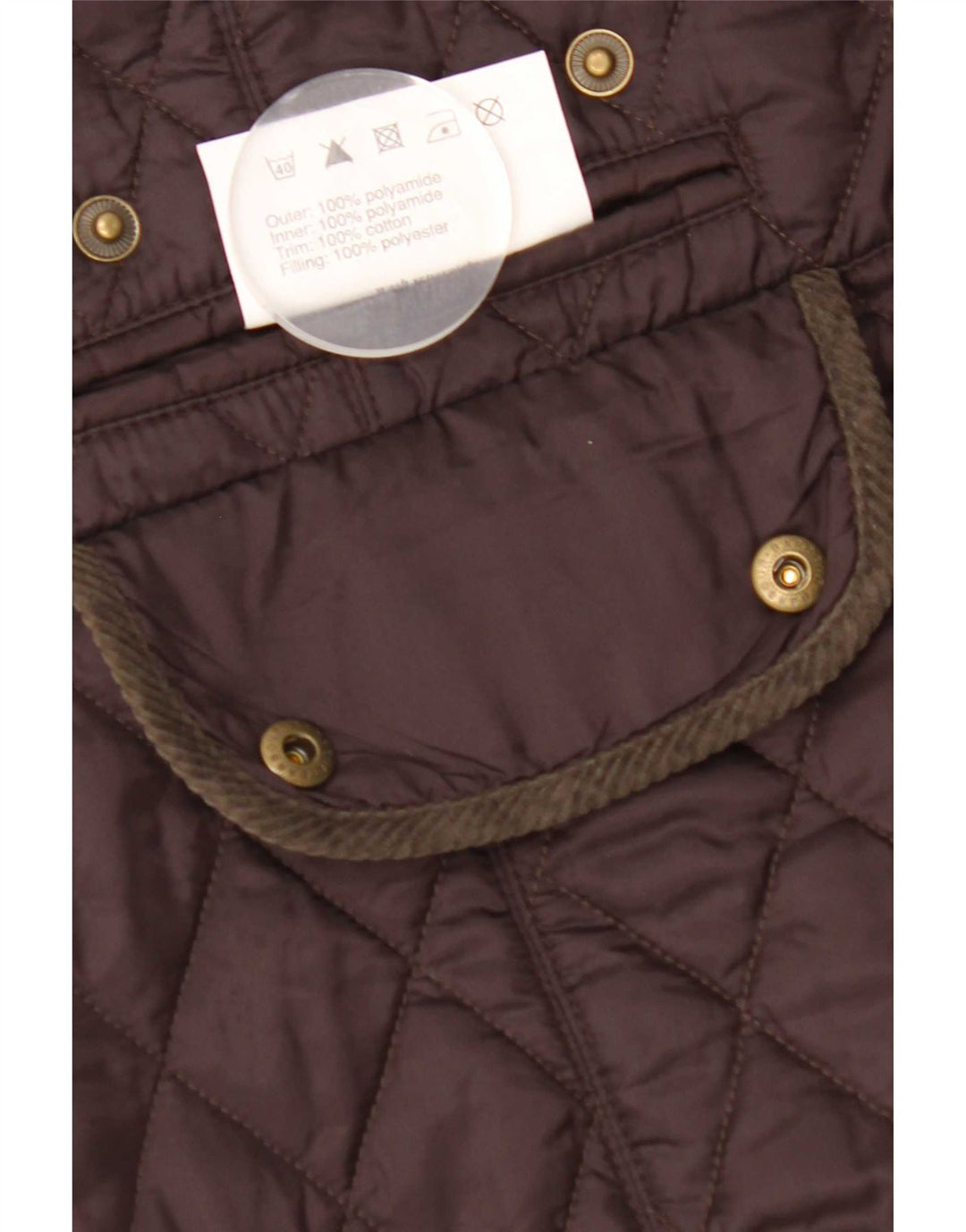 Γυναικείο καπιτονέ μπουφάν Barbour UK 12 Μεσαίο Καφέ Πολυαμίδιο