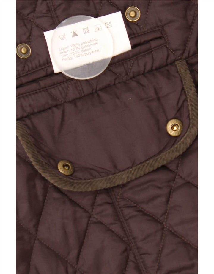 Γυναικείο καπιτονέ μπουφάν Barbour UK 12 Μεσαίο Καφέ Πολυαμίδιο
