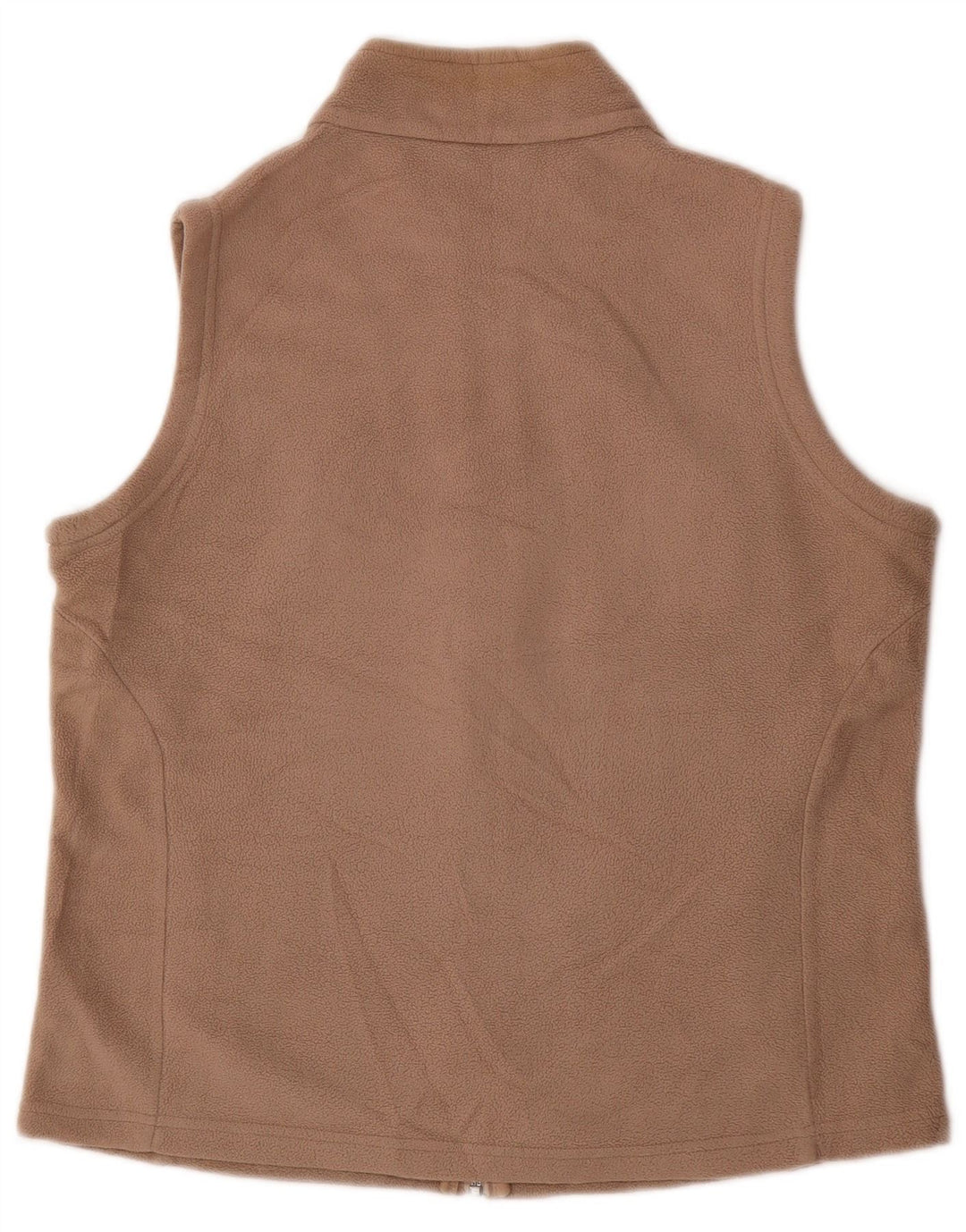 Marks & Spencer Γυναικεία Fleece Gilet UK 16 Large Beige Polyester