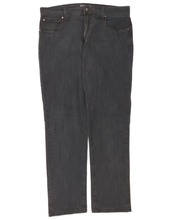 Ανδρικό τζιν ίσιο Brooksfield IT 52 XL W38 L32 Γκρι βαμβακερό